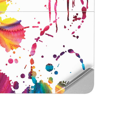 Chromatic Splatter White Surface Laptop Studio Skin